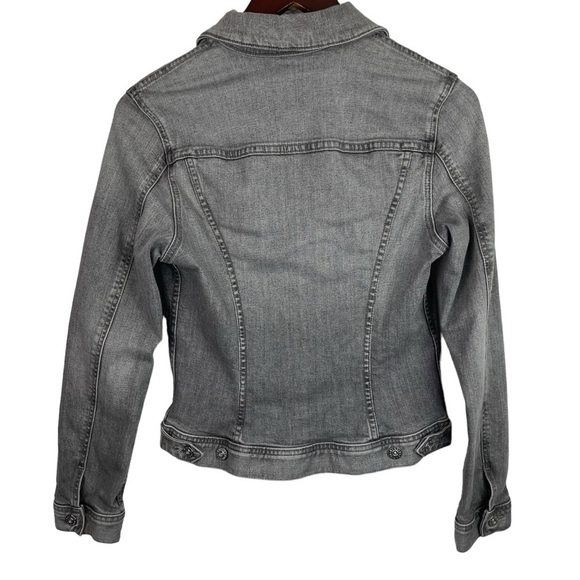 AG Adriano Goldschmeid | Light Gray Wash Button Jean Jacket - Picture 4 of 9